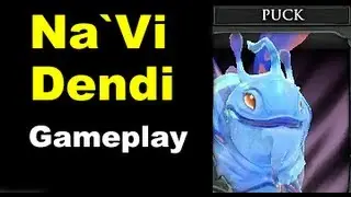 NaVi Dendi Puck DOTA 2 gameplay