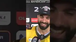 Mark Barberio about his winning score. #khl #severstal #Barberio
