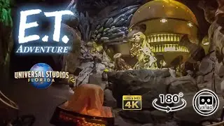 VR 180 4K E T  Adventure On Ride Low Light Ultra HD POV Universal Studios Florida Orlando 2021 01 03
