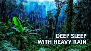 🔴 Perfect Rain Sounds For Sleeping And Relaxing - Rain And Thunder sounds in Forest, Rain Sounds