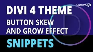 Divi Theme Button Skew And Grow Effect 👈