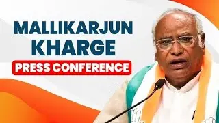 LIVE- Press briefing by Congress President Mallikarjun Kharge in Patna, Bihar || #shrinews