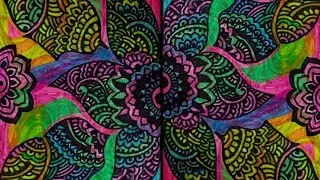 Wall Decor Idea, Easy Mandala Art