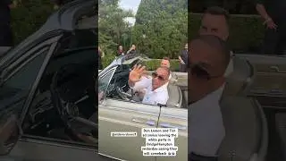 Don Lemon and Tim leavingThe white party in BridgeHampton yesterday saying they will comeback🤷🏼&zwj;♂️