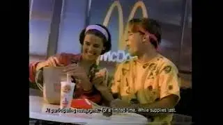 Six Flags Batman Stunt Show & McDonald's Batman Returns Cups Commercial (1992)