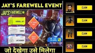 JAY'S FAREWELL EVENT FREE FIRE | FREE FIRE NEW EVENT | HOW TO COMPLETE JAY'S FAREWELL EVENT