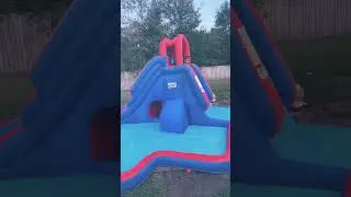 Sunny and Fun Water slide review #waterslide #funinthesun #backyard