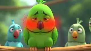 Parrot Lost His Voice After a Storm | Parrot Forgot How to Talk | Kids Jungle Show