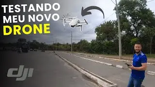 PRIMEIRO VOO DO MEU DRONE - DJI MINI 2 4K