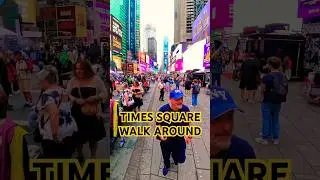 Times Square Walk Around 🇺🇸 #shorts #timessquare #newyork #travel #fyp