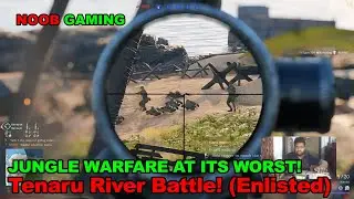 JUNGLE WARFARE AT ITS WORST!  / Tenaru River Battle! (Enlisted) #gameplay #shorts #enlisted #fps