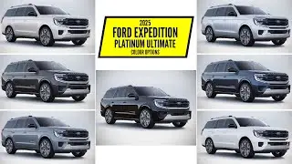 2025 Ford Expedition Platinum Ultimate &ndash; Color Options  | AUTOBICS