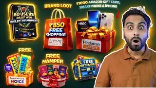 HindustanLiv Win Amazon Giftcard & Smartphone, Grabon Loot | Arrow Rs.850 FREE | Dishtv Loot | Offer