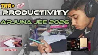 7 Hours of Productivity | Organic Chemistry, Physics Live Class & Maths
