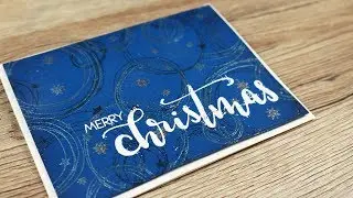 Heat Embossing Background Stamps Technique