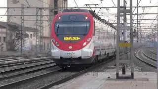 Renfe Cercanias - 463.218 saliendo de Casetas con destinos Zaragoza Delicias y Zaragoza Miraflores