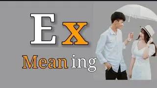 Ex Meaning