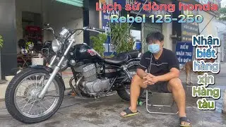 Lịch sử huyền thoại rebel 250 và cách phân biệt |Dương motor|