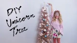 DIY Pastel Unicorn Christmas Tree