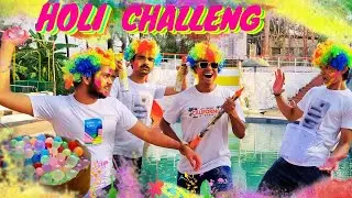 Holi Challenge || Holi Celebration 2024 || Holi Ki Masti || MrBlaster Holi Challenge video