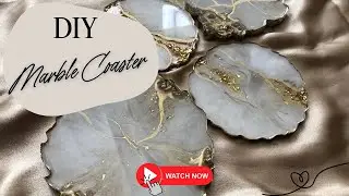 DIY Marble Resin Coasters | Easy Step by Step Tutorial for Stunning Home Decor | Part 1