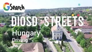|4K| Hungary 🇭🇺 | Driving on Diosd streets | Winter 2023 | Real sounds | ASMR | GoPro | 60 fps