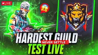 FREE FIRE LIVE E-SPORTS GUILD TEST | LEVEL 7 GOLDEN HIPHOP GUILD ❤️ #shorts #shortslive #freefire
