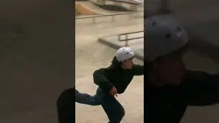 early melon grab to wall ride on a skateboard