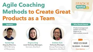 STACK-X: Meetup - Agile Coaching Methods to Create Great Products as a Team