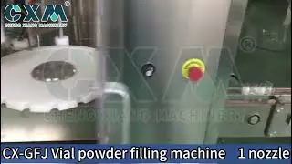 CX-GFJ 1-Nozzle Vial Powder Filler &ndash; Precision Filling for Small Batch Production