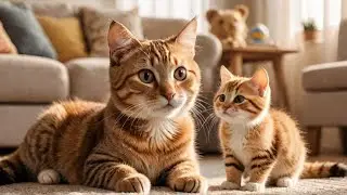 Little Cat Mimi 🐱 | Cute Motivational Story for Kids | AI Animated Hindi Story #AIKidsVideo #CuteCat