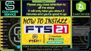 HOW TO | INSTALL FIRST TOUCH SOCCER (FTS) THE QUICK AND EASY WAY | 2 minute process