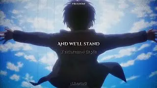 skyfall - adele (lyrics + sub. espa&ntilde;ol) // attack on titan: the final season