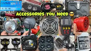 Bike Modification Accessories must Have 🔥| Karol Bagh Bike accessories |