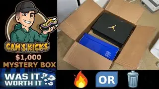 CAMS KICKS $1,000 MYSTERY BOX ! Was it worth it ??