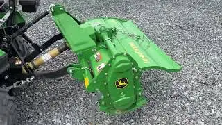 John Deere 647 3 Point Hitch Roto Tiller For Compact Tractor Loader 540 PTO Very Nice Clean For Sale