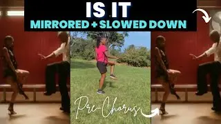 Tyla - IS IT Dance Tutorial (Pre-Chorus) - SLOWED + MIRRORED