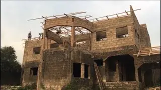 Hidden Roof Carpentry Wood Work Installation Update In Ogun State, Lagos State Southwest Nigeria.