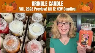 KRINGLE CANDLE FALL 2023 Preview! All 12 NEW Candles!