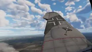 Bf 109 G-14 Engaging a Spitfire | War Thunder Simulator Battles VR