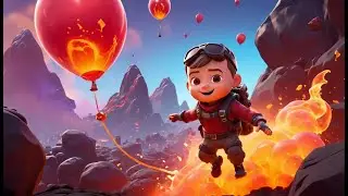 Fortnite Baby Rode a Balloon Across the Vo | Kids Songs & Nursery Rhymes