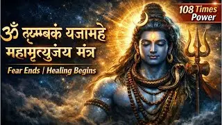 ॐ त्र्यम्बकं यजामहे | Mahamrityunjaya Mantra | Shiv Mantra for Peace Healing & Protection