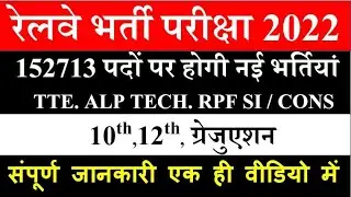 Railway New Vacancy 2022-23 | ALP TECH NEW VACANCY 2022-23 | #alptechnician #railwaynewvacancy2022