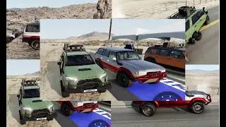Full 1 Hour of Car Race, Car Skid, Car Drift & Car Crash including Toyota & Land Rover - Game play