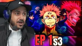 ردة فعل ملزلز على جوجوتسو كايسن الحلقة 1🔥 MLZLZ REACTION JJK S3 EP 1