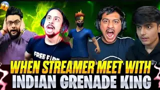 WHEN STREAMER MEET WITH INDIAN GRANDER KING #ffvideo #batmangaming #foryou 