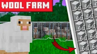 Minecraft Sheep Wool Farm 1.19.4 - BEST DESIGN - Java/Bedrock