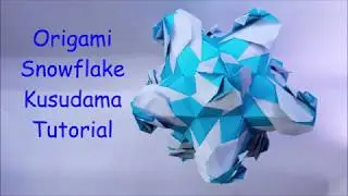 Origami Snowflake Kusudama (Brian Beitel)