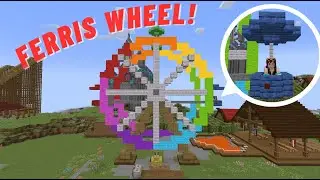Making a Ferris Wheel in Minecraft - Redsky SMP Ep.3