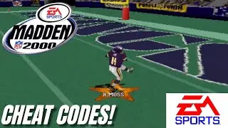 Madden 2000 PlayStation Gameplay With Cheat Codes!